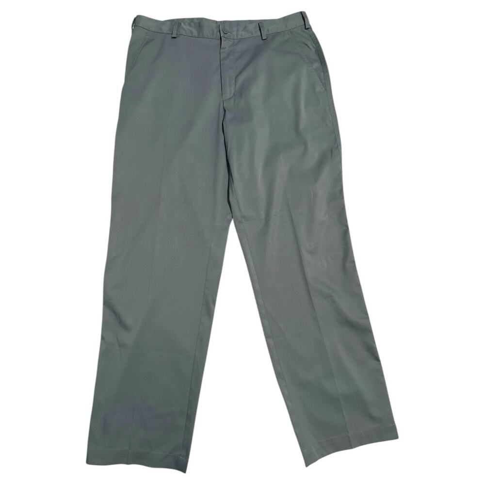 Nike Golf Pants Men 34 x 32 Gray DRI-FIT Stretch 319685 Straight Leg Performance
